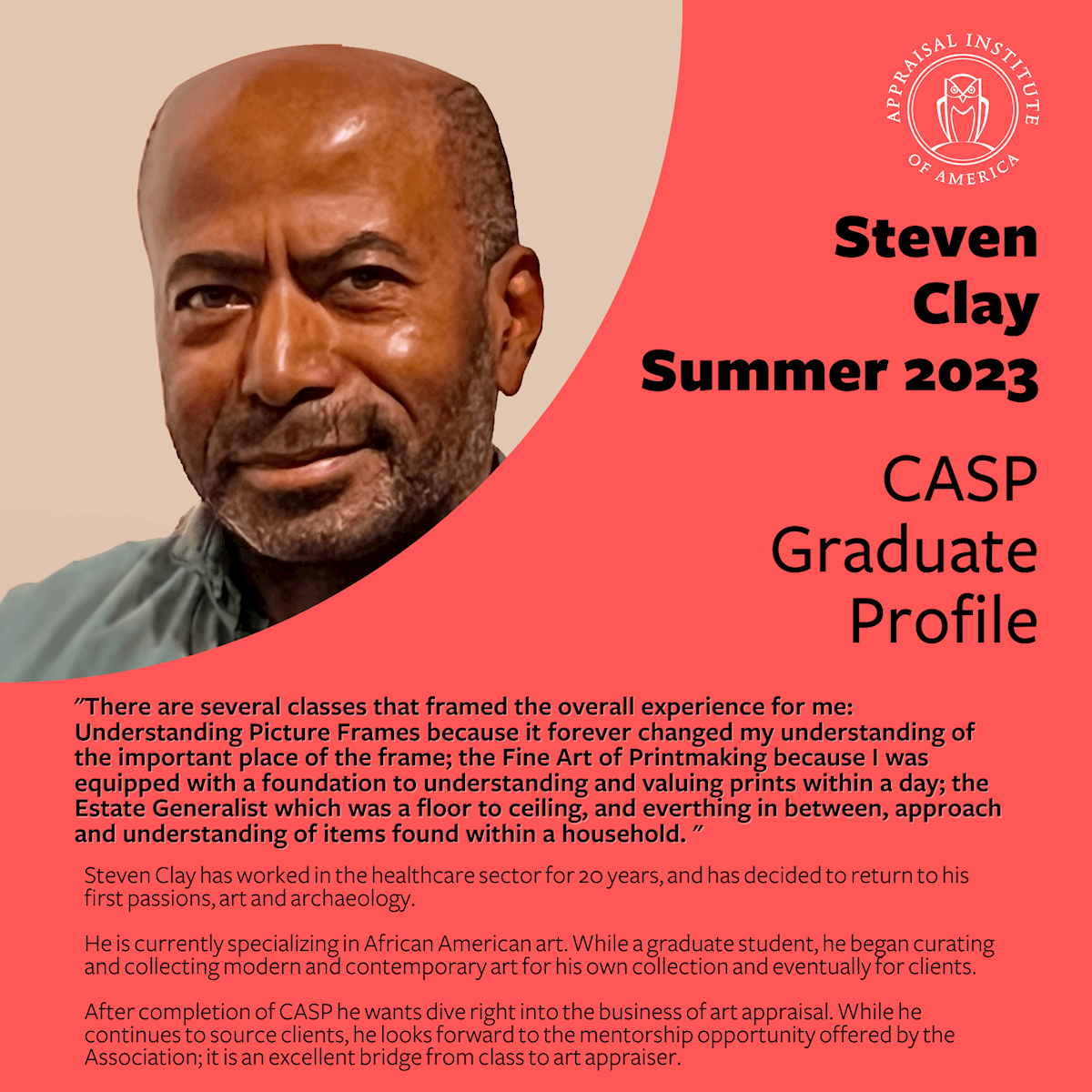 CASP Graduate Profiles Appraisers Association of America